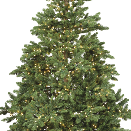 Brad Artificial Premium Rossland 240 cm, Full 3D (100% PE), 3800 LED-uri lumina calda, 8 Funcții, Timer, verde [5]