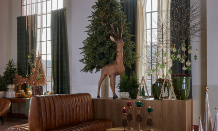 Brad artificial Pino Argentato de Lux cu telecomanda si 6500 Mini Led, PE, 270 cm, verde - BraziPremium.ro [5]