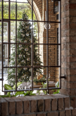 Brad artificial Pino Cristallo cu lumini, 1900 MiniLed,  210 cm, verde [3]