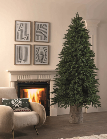 Brad artificial Pino Cristallo, ace 3D, 240 cm, verde  -BraziPremium.ro