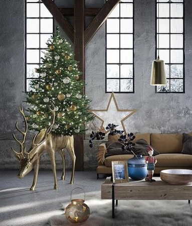 Brad artificial Pino Luxury cu lumini si telecomanda, 270 cm, 6000 LED uri, PE, verde [6]