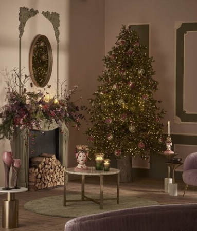 Brad artificial Pino Luxury cu lumini, ace 3D, 240 cm, 5000 LED uri, PE, verde  - BraziPremium.ro [5]