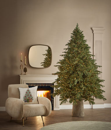 Brazi artificiali cu luminite - Brad artificial Imperial New cu 2500 MiniLed-uri si telecomanda, 180 cm, Full 3D, PE, verde
