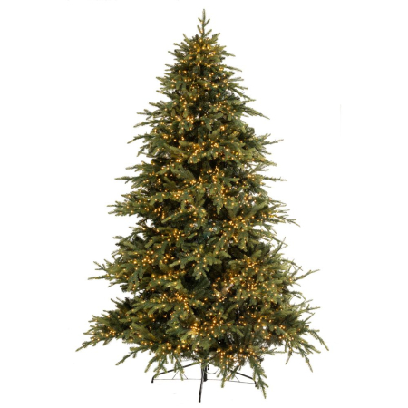 BRAZI ARTIFICIALI - Brad artificial Premium Aspen cu lumini, 8 functii, 5150 LED, 240 cm, verde
