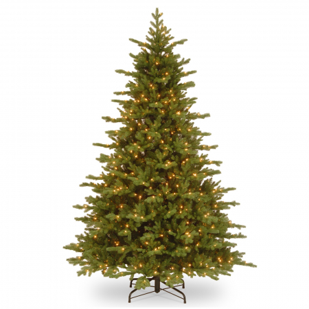 Brazi artificiali cu luminite - Brad artificial verde Vienna cu lumini, PE, 243 cm, 800 leduri,  verde   - BraziPremium.ro