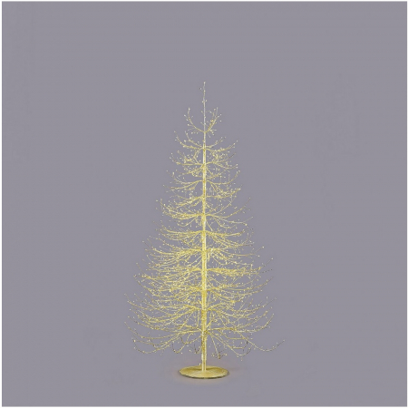 Brad decorativ Albero Faggio, 1940 MicroLED, 180 cm, IP44, exterior/interior, auriu - BraziPremium By OLLMA [2]