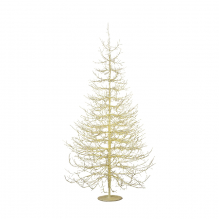 Brad decorativ Albero Faggio, 2690 MicroLED, 210 cm, IP44, exterior/interior, auriu - BraziPremium By OLLMA [3]