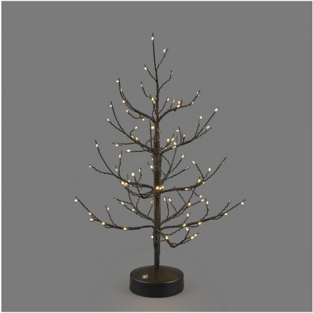 Copac decorativ Albero Faggio, 90 MiniLED, interior, 45x10 cm, negru​​​​​​​ - BraziPremium By OLLMA [1]