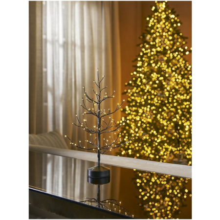 Copac decorativ Albero Faggio, 90 MiniLED, interior, 45x10 cm, negru​​​​​​​ - BraziPremium By OLLMA [2]