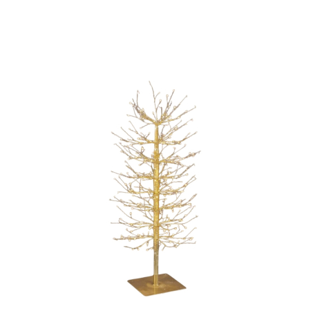 Classic Romance - Copac decorativ Faggio, 320 LED, 90x40 cm, IP44, auriu​​​​​​​ - BraziPremium By OLLMA