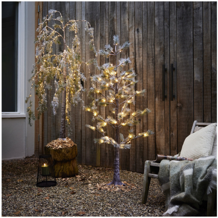 Copac decorativ model Salcie pentru exterior, 360 MicroLED, 150 cm, IP44, verde - BraziPremium By OLLMA [2]