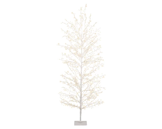 Frozen In Time - Copac decorativ Craciun pentru exterior,  1755 micro led uri, 180 cm,  IP-44 - BraziPremium.ro