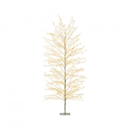 Frozen In Time - Copac decorativ Craciun cu 1755 microLED-uri, 180 cm - BraziPremium By OLLMA