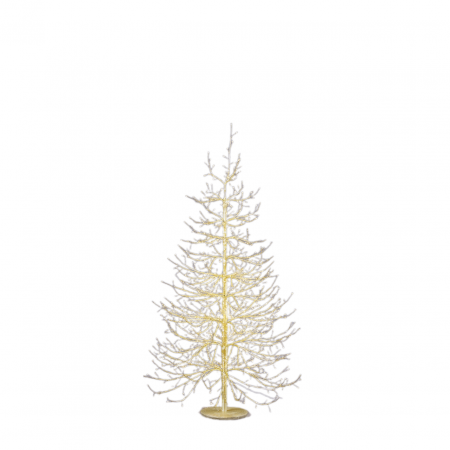 Brad decorativ Albero Faggio, 1440 MicroLED, 150 cm, IP44, exterior/interior, auriu - BraziPremium By OLLMA [3]