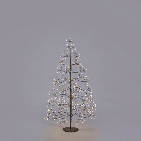 Copac Faggio Ciuff decorativ Craciun cu 1500 leduri, 150 cm   - BraziPremium.ro [4]