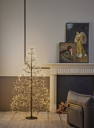 Copac Faggio Ciuff decorativ Craciun cu 1500 leduri, 150 cm   - BraziPremium.ro [3]