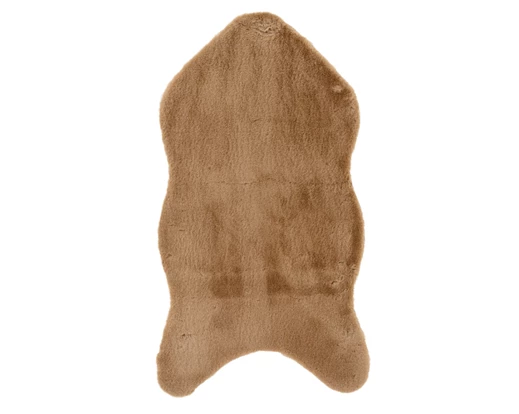 Obiecte decorative - Covor decorativ din blana artificiala, 90x50 cm, maro