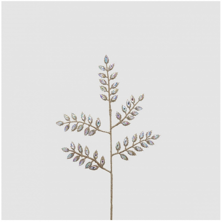 Decoratiune brad ramura Feriga, 40 cm, auriu - BraziPremium.ro [1]
