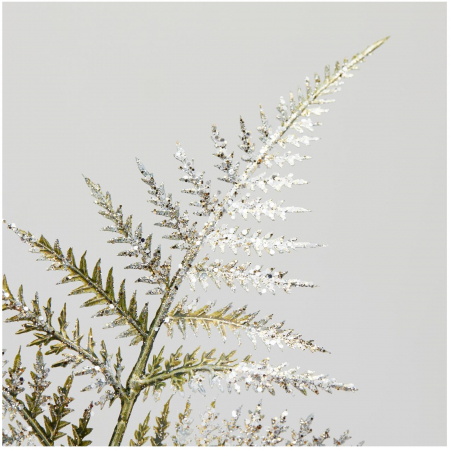 Decoratiune brad ramura Feriga Metalizata, 82 cm, verde - BraziPremium.ro [2]