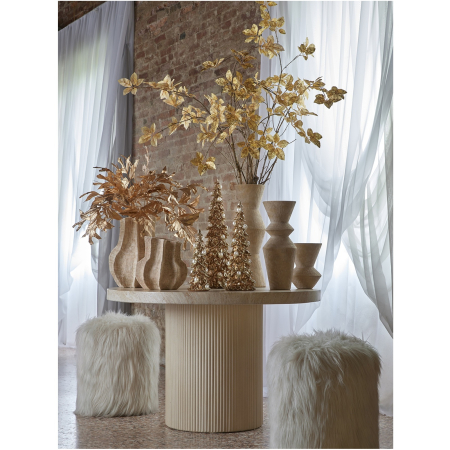 Decoratiune Craciun model Brad cu perle, 64x21 cm, auriu - BraziPremium By OLLMA [2]