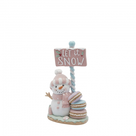 Candy Christmas - Decoratiune Craciun model Om de Zapada cu dulciuri, 27x16x9 cm, multicolor - BraziPremium.ro