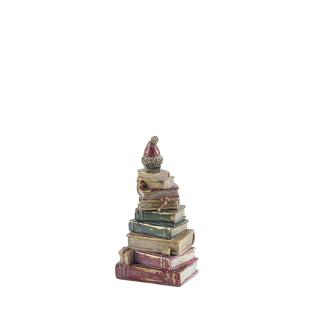 Classic Romance - Decoratiune Craciun model Carti vintage, 26x13x10 cm, multicolor - BraziPremium By OLLMA