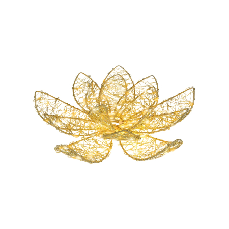 Figurine si animale - Decoratiune exterior Craciun Floare, lumina calda, 150 LED, 28x9 cm, IP44 - BraziPremium By OLLMA