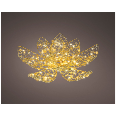 Decoratiune exterior Craciun Floare, lumina calda, 150 LED, 28x9 cm, IP44 - BraziPremium By OLLMA [1]