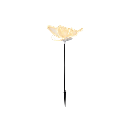 Decoratiuni Craciun pentru Casa - Decoratiune exterior Craciun Fluture cu aripi in miscare, lumina calda, 322 LED-uri, 41x46x21 cm - BraziPremium By OLLMA