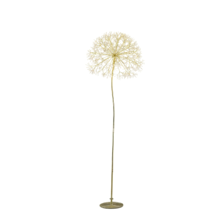 Decoratiune interior Craciun model Floare, 1200 MicroLED, 240 cm, IP44, lumina calda, auriu - BraziPremium By OLLMA [1]
