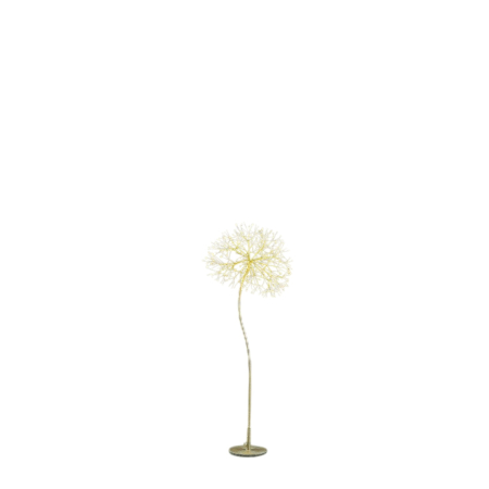 Decoratiune interior Craciun model Floare, 384 MicroLED, 120 cm, IP44, lumina calda, auriu - BraziPremium By OLLMA [1]