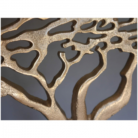 Decoratiune metal Copacul Vietii, 60 cm, argintiu metalizat - BraziPremium.ro [3]