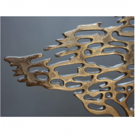 Decoratiune metal Copacul Vietii, 60 cm, argintiu metalizat - BraziPremium.ro [2]