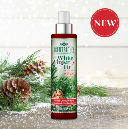 Spray parfumat pentru brad si decorațiuni de Crăciun White Winter Fir, 114 ml [1]