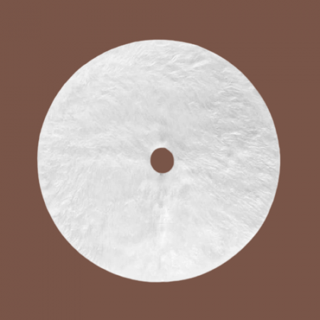 Fusta brad Craciun din imitatie blana, covoras brad, alb, 120 cm [1]