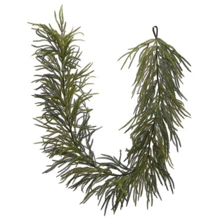 Classic Romance - Ghirlanda artificiala Craciun Cryptomeria, 210 cm, verde - BraziPremium By OLLMA