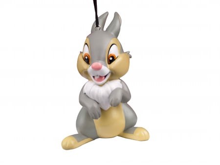 Disney Magic Christmas - Ornament brad 3D iepurasul Bocanila, Disney, rasina, gri - Bambi - BraziPremium.ro