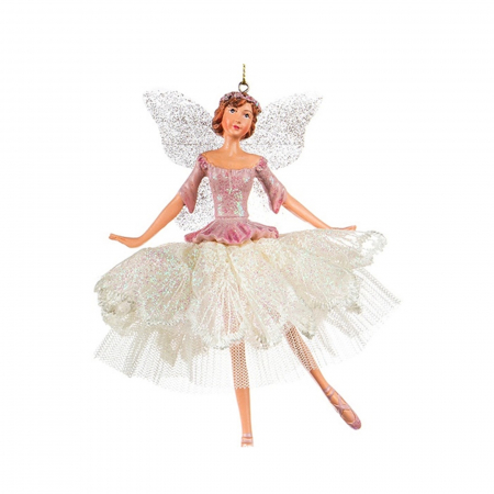 Ornament brad balerina Juliet, 16 cm, roz - BraziPremium.ro [2]