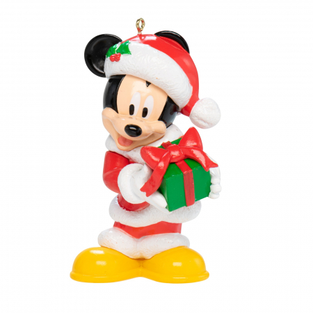 Disney Magic Christmas - Ornament brad Mickey Mouse, Disney, 10 cm, multicolor - BraziPremium.ro