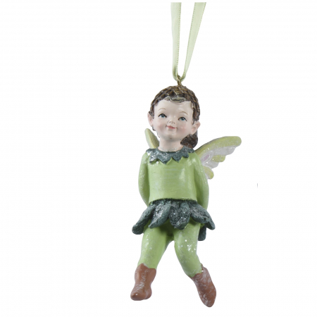 Ornament brad Zana Padurii, 8 cm, rasina, verde - BraziPremium.ro [0]