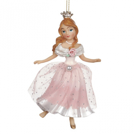 Ornament brad Craciun Printesa Cenusareasa, 11.5 cm