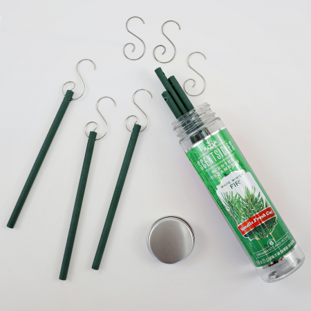 Set 6 ornamente parfumate cu carlige pentru brad White Winter - BraziPremium.ro [1]