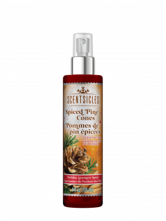Cadouri Craciun - Spray parfumat pentru brad si decorațiuni de Crăciun Spiced Pine Cones, 114 ml