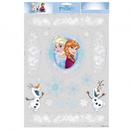 Decoratiuni Craciun pentru Casa - Stickere geam Elsa Frozen 2 , Disney, albastru - BraziPremium.ro