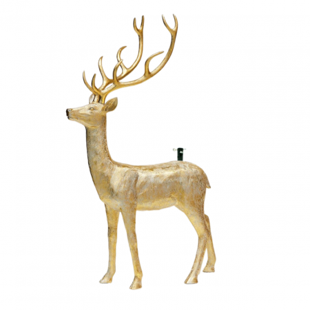 COLECTII CRACIUN 2025 - Suport pentru brad model Cerb, 102x81x38, maro - BraziPremium.ro