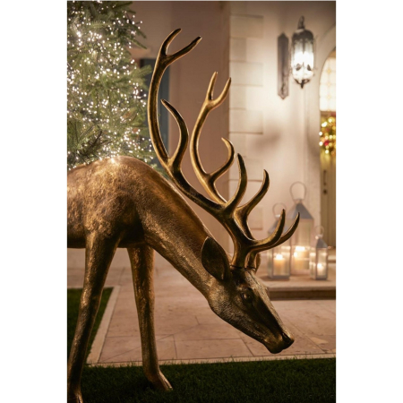 Suport pentru brad model Cerb, 140x162x53, auriu - BraziPremium.ro [6]