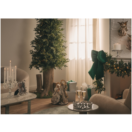 Suport pentru brad model Trunchi, 80x100x50 cm, maro - BraziPremium By OLLMA [2]