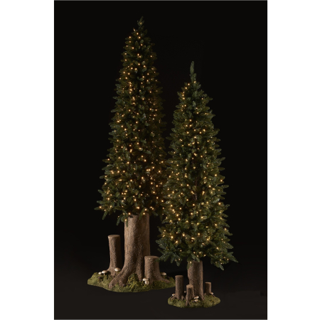 Suport pentru brad model Trunchi, 80x100x50 cm, maro - BraziPremium By OLLMA [1]
