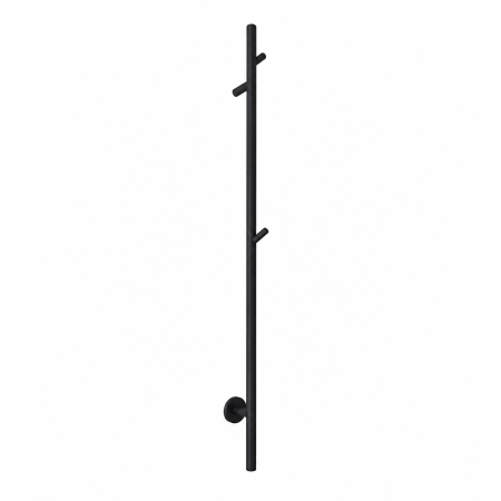 Obiecte decorative - Suport vertical pentru prosoape negru mat