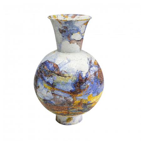 Vaza metalica Aquarell, 46 cm, multicolor - BraziPremium.ro [1]